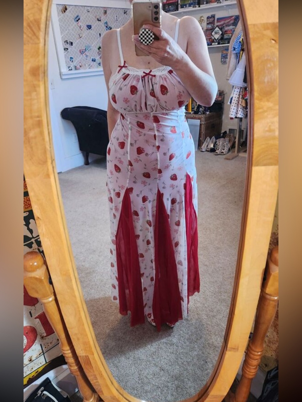 Strawberry Fairycore Dress